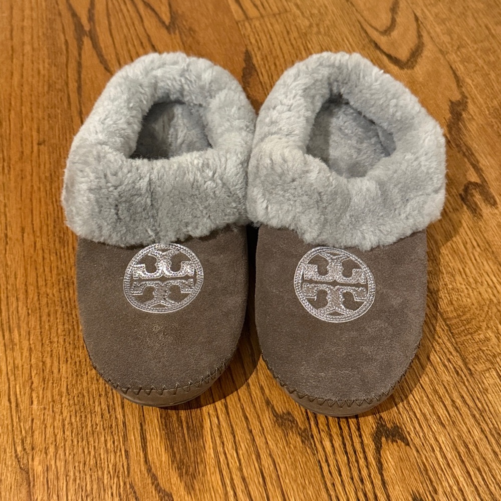 Tory Burch Fur-Lined Slippers